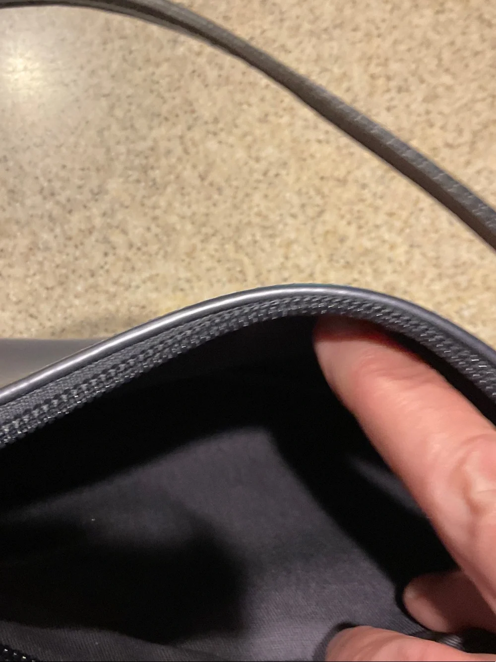 Coach Metallic Lavender Leather Wristlet
